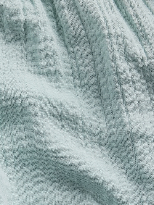 Image number 6 showing, Kids Cotton Gauze Butterfly-Hem Shorts