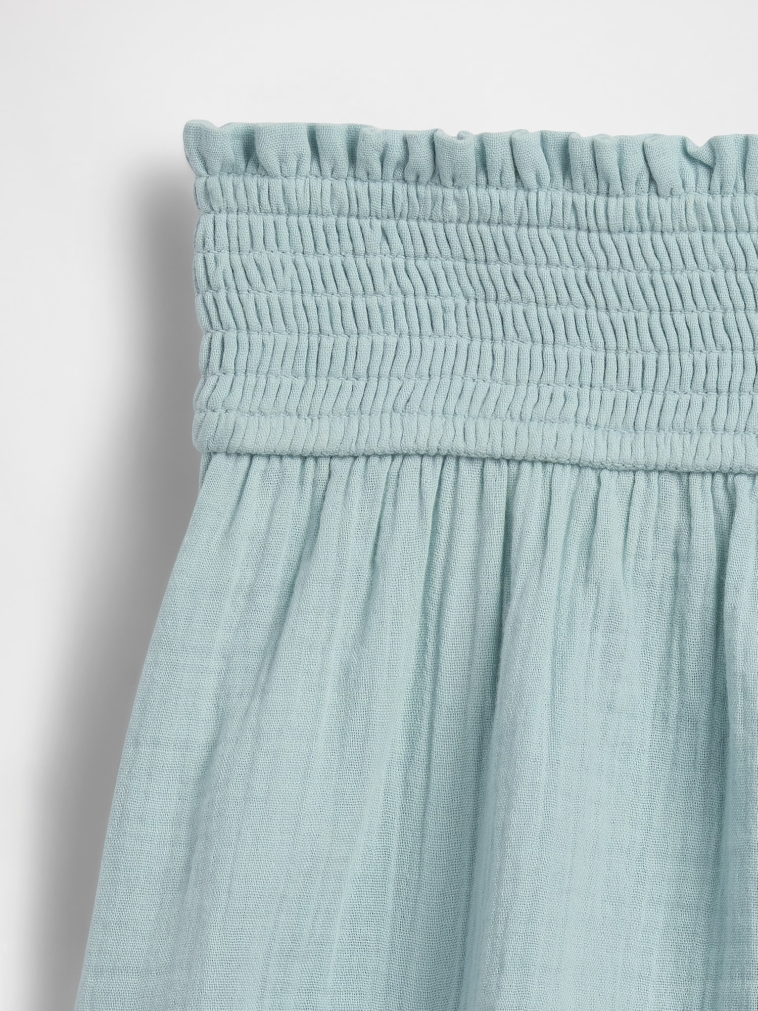 Kids Cotton Gauze Butterfly-Hem Shorts