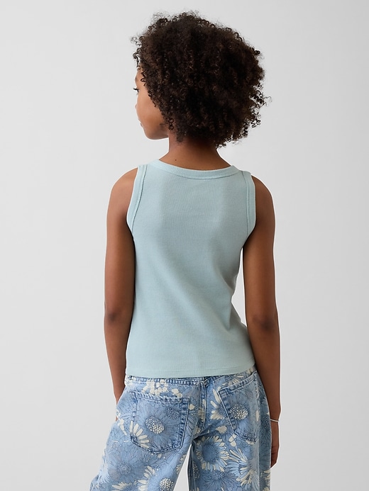 Image number 3 showing, Kid Rib Scoop Tank Top