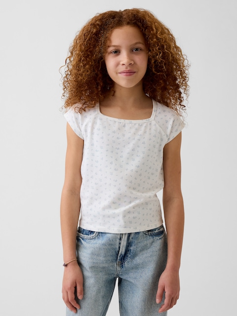 Kids Square-Neck T-Shirt