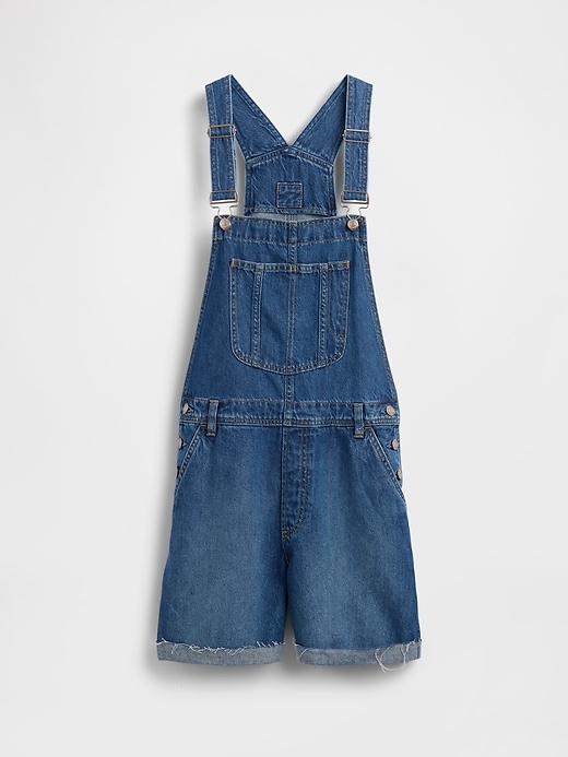 Image number 5 showing, Loose Denim Shortalls