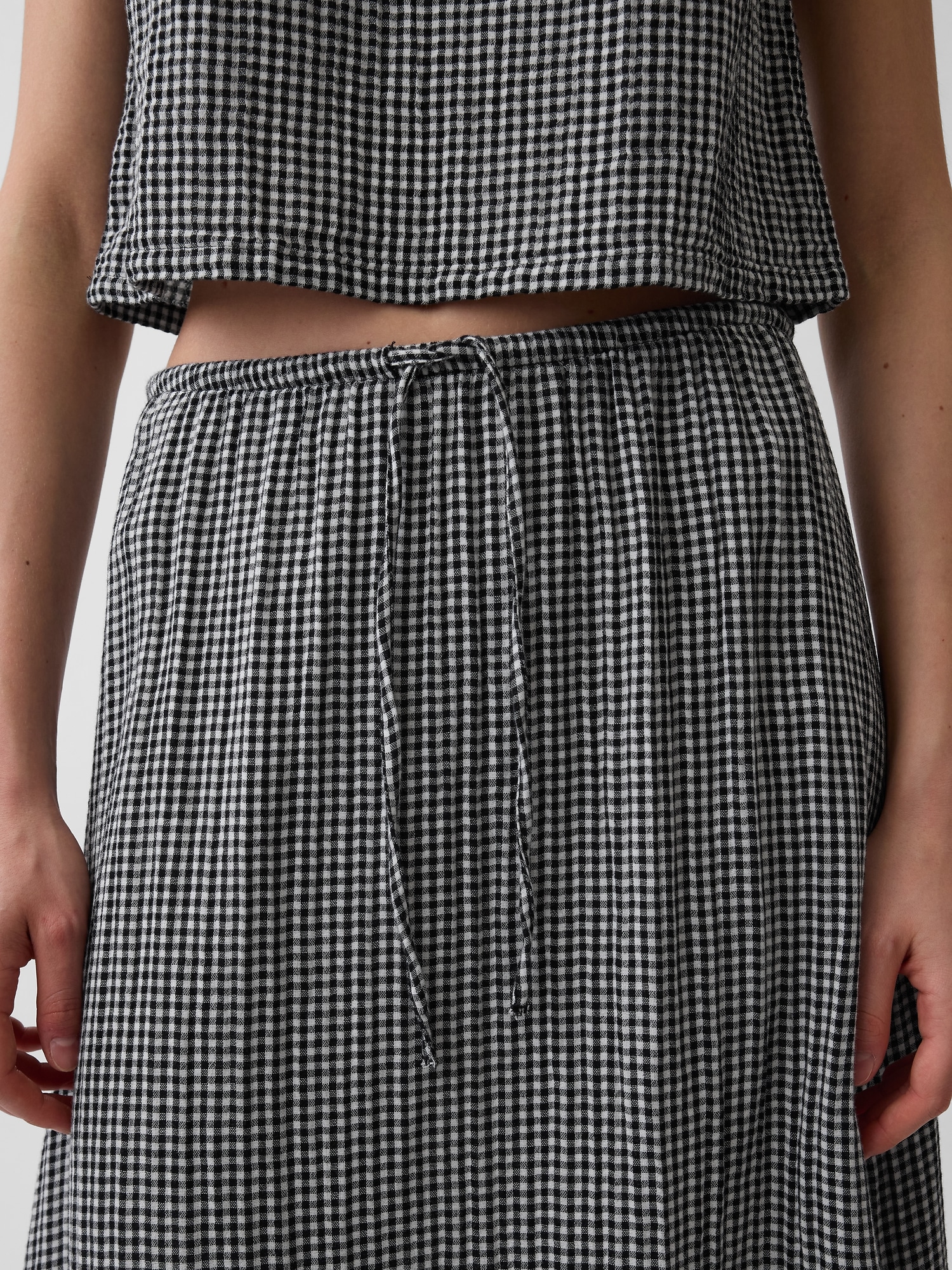 Gap Cotton Gauze Tiered Easy Maxi Skirt — фото 3