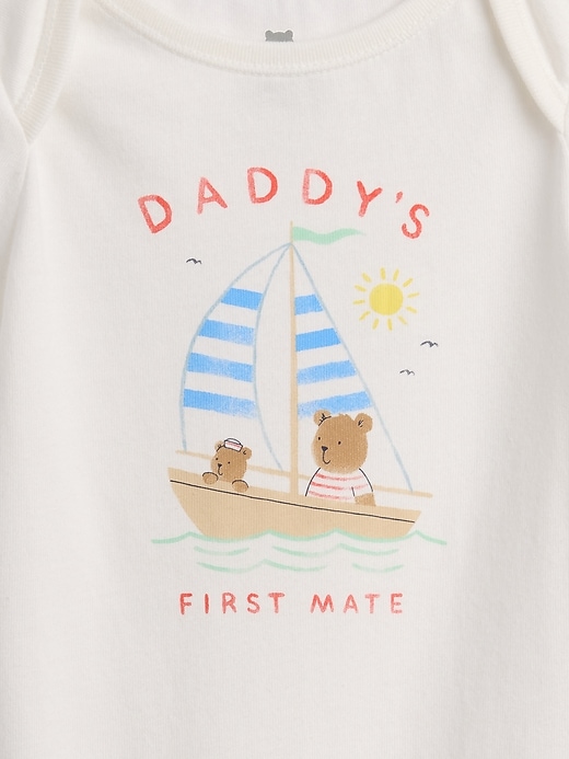 Image number 3 showing, Baby First Favorites Organic Cotton Graphic Bodysuit