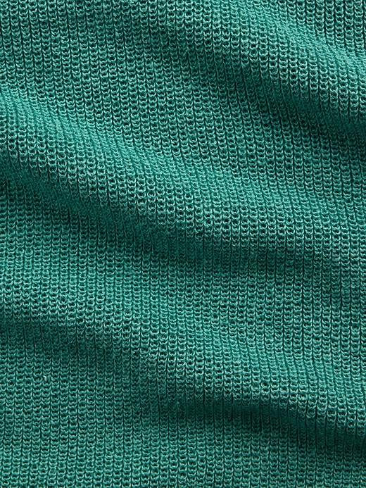 Image number 4 showing, Linen-Blend Camp Polo Sweater Shirt