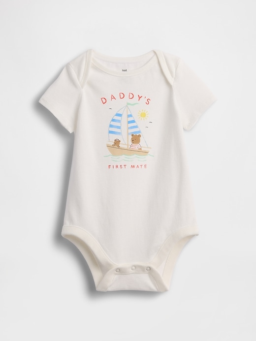 Image number 1 showing, Baby First Favorites Organic Cotton Graphic Bodysuit