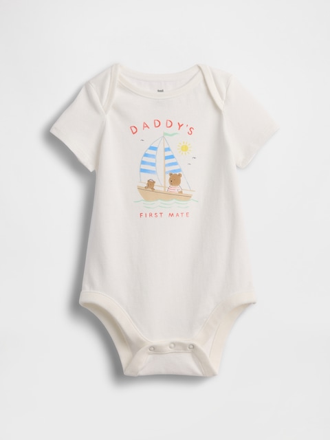 Baby First Favorites Organic Cotton Graphic Bodysuit