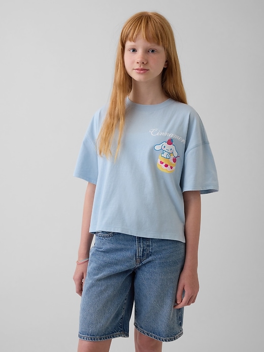 Image number 1 showing, Kids Hello Kitty Oversized Graphic T-Shirt