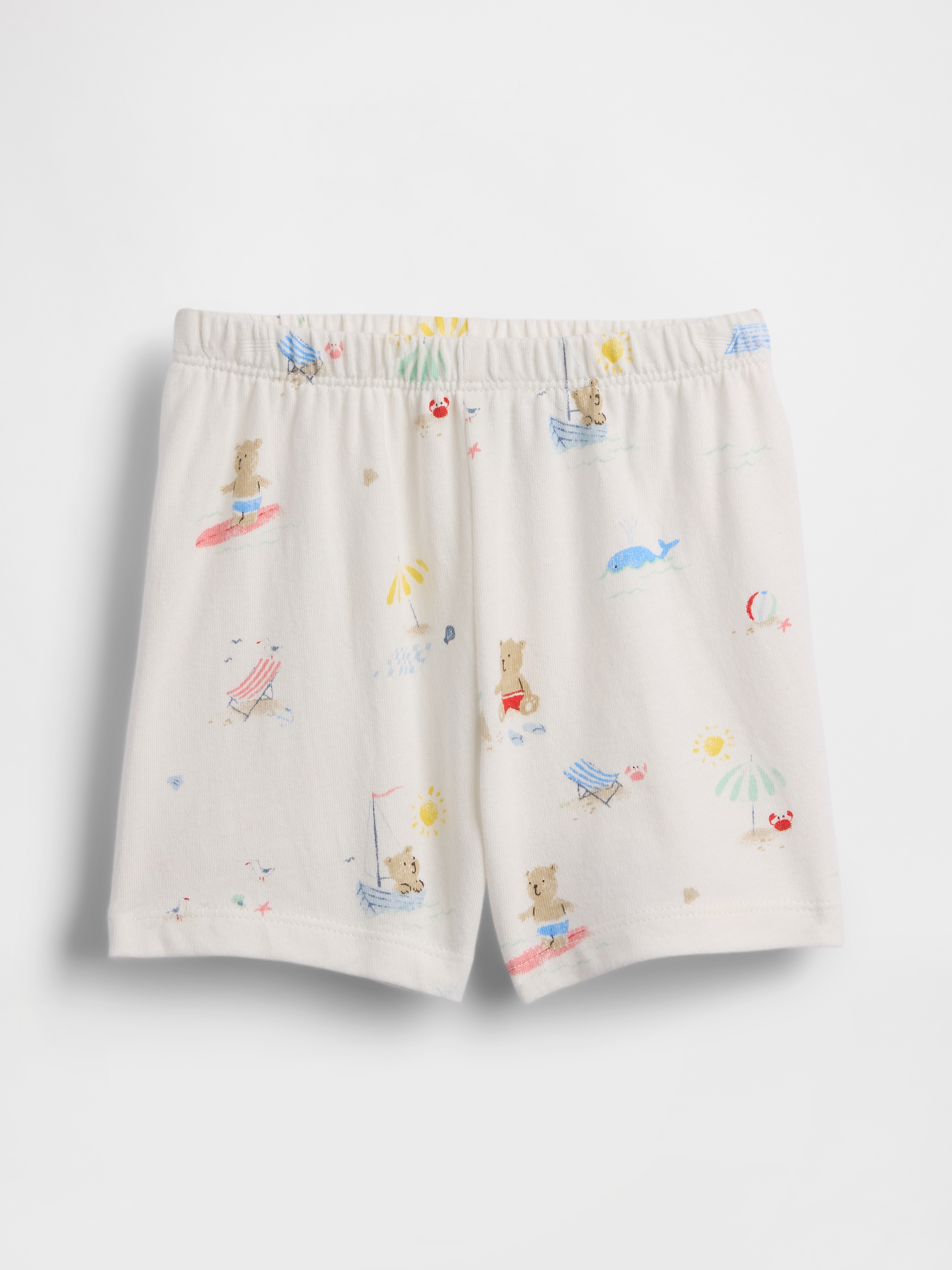 Baby First Favorites TinyRib Stripe Pull-On Shorts