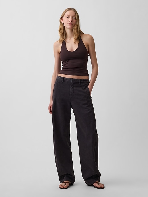 Image number 2 showing, CloseKnit Halter Crop Top