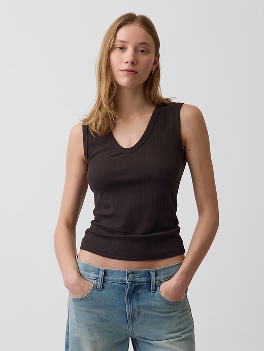 Image number 1 showing, Modern Rib Tank Top