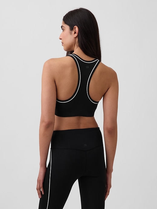 Image number 2 showing, GapFit Smooth Medium Impact Racerback Sports Bra