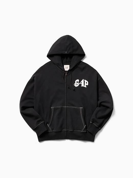 Image number 7 showing, Gap × Awake NY Heavyweight Oversized Logo Zip Hoodie