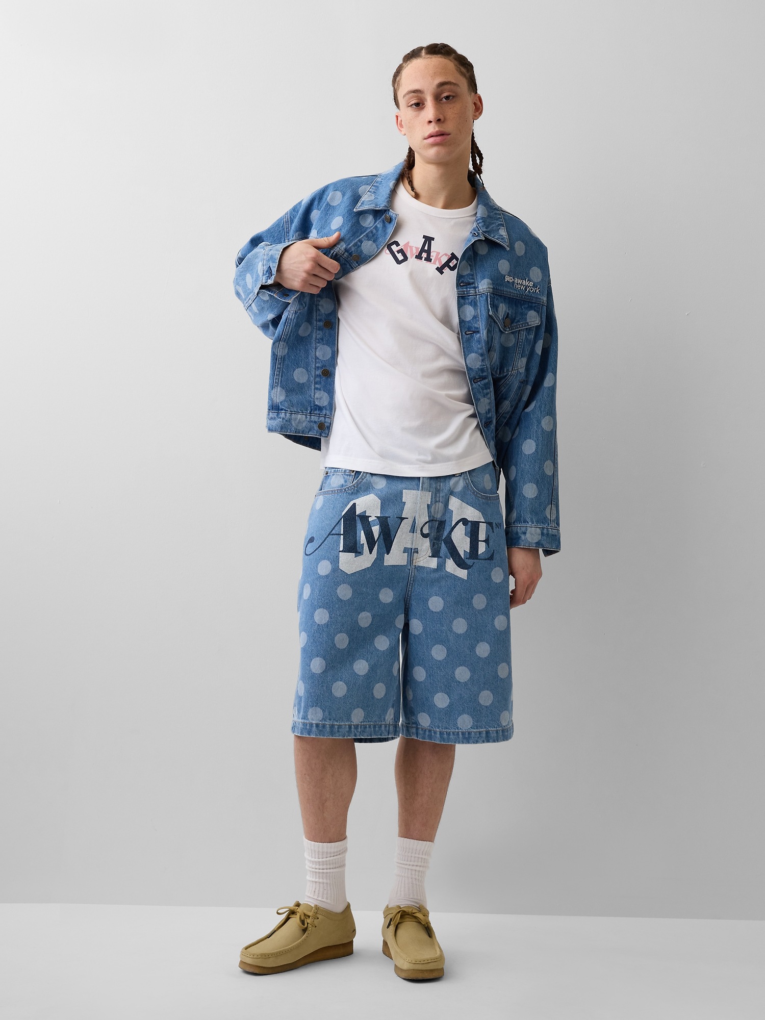 Мужские футболки Gap × Awake NY Relaxed Logo T-Shirt — фото 3