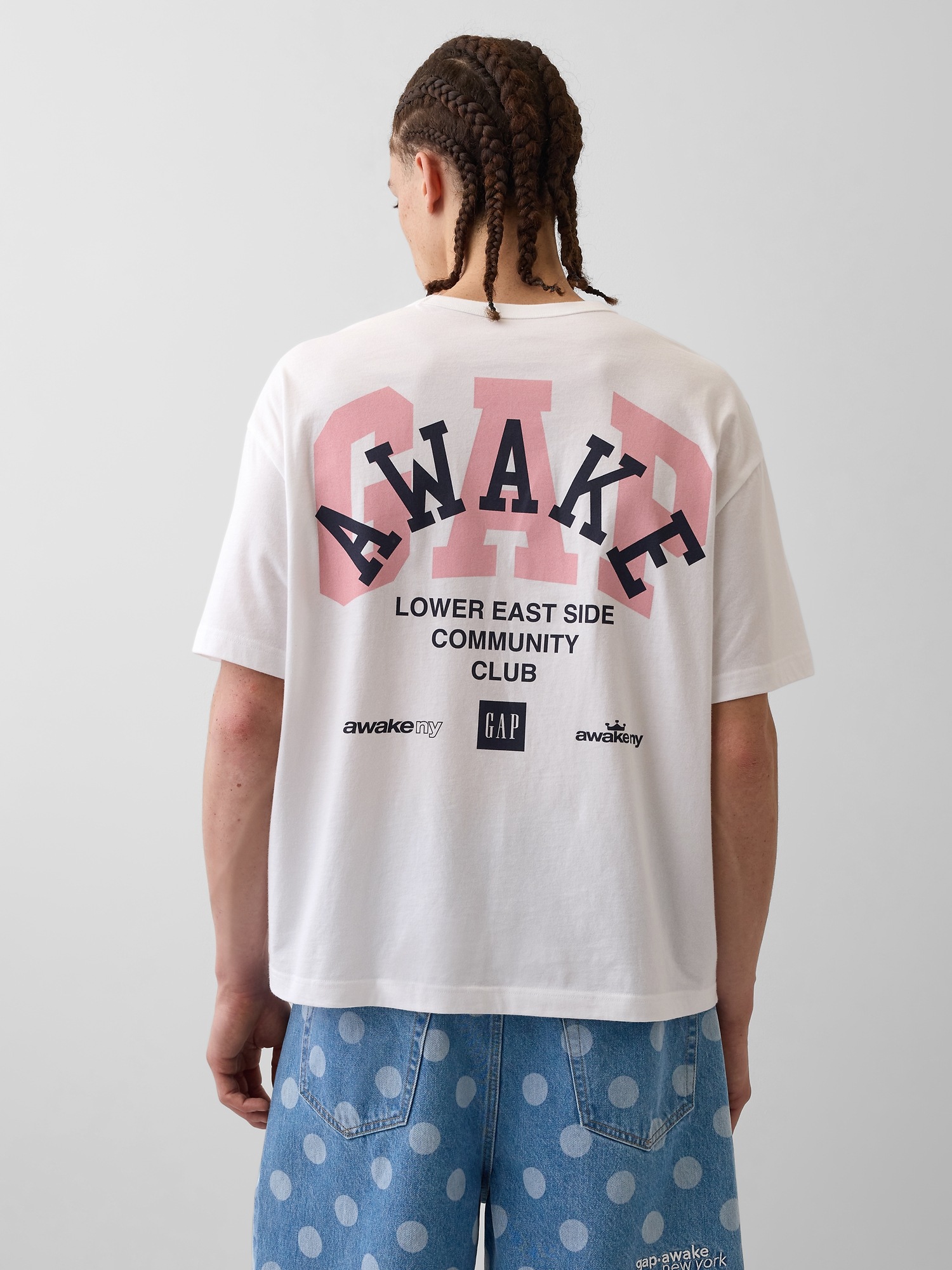 Мужские футболки Gap × Awake NY Relaxed Logo T-Shirt
