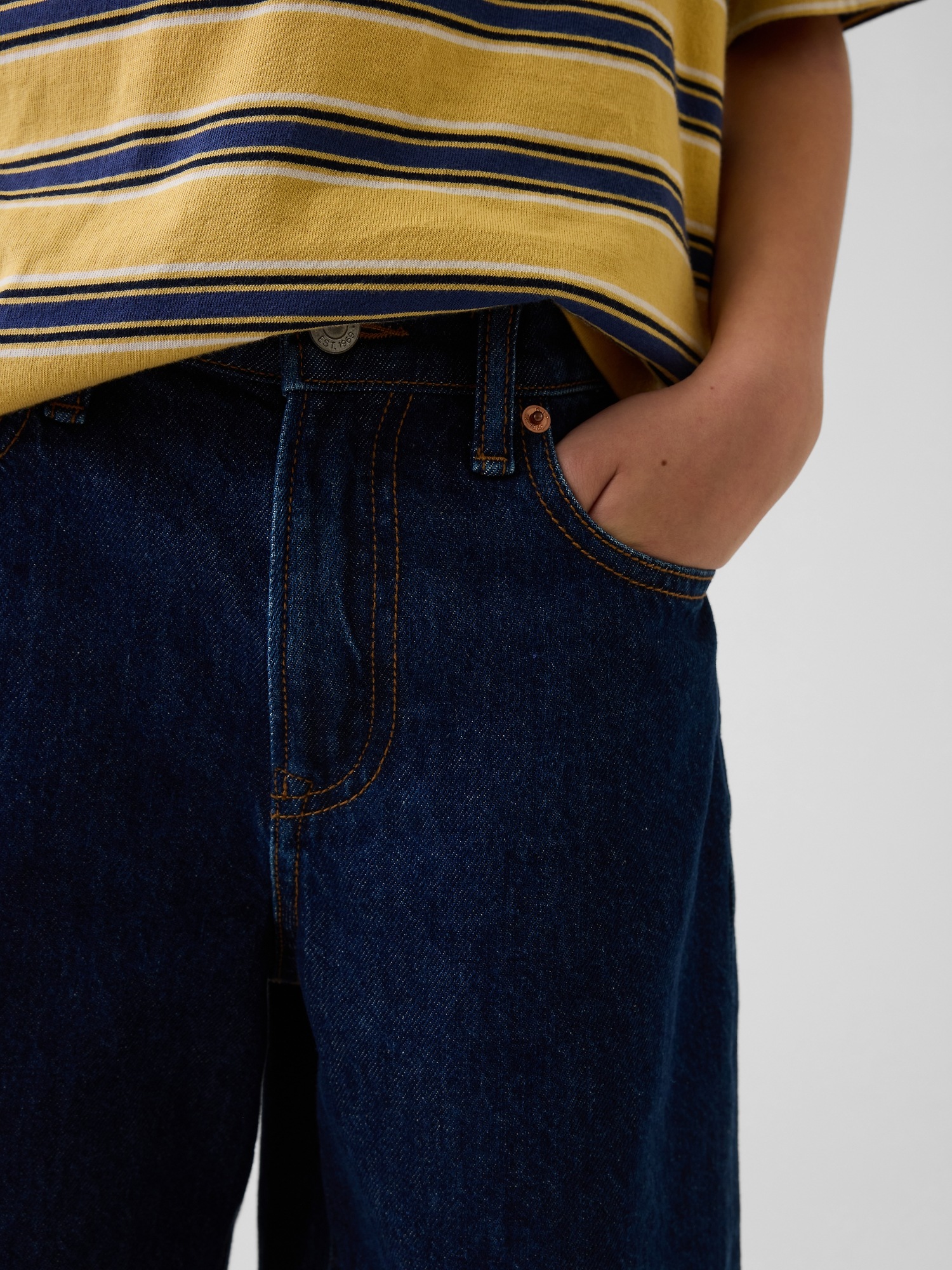 Детские шорты Gap Kids Baggy Denim Shorts — фото 4