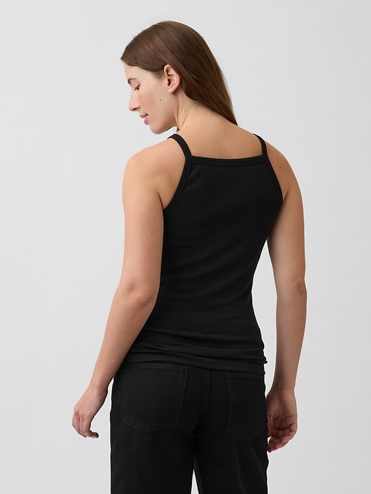 Image number 2 showing, Maternity Modern Apron-Neck Tank Top