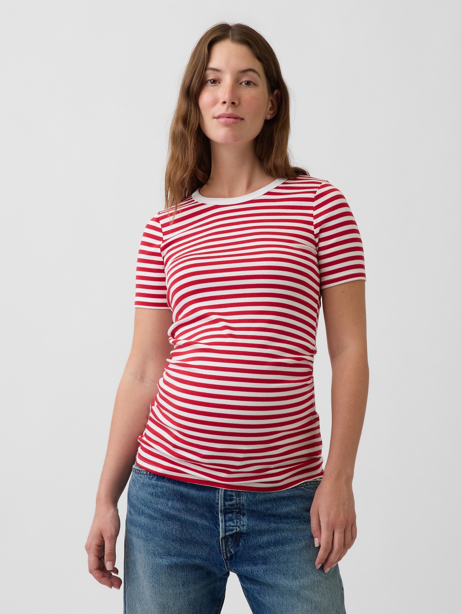 Maternity Modern Crewneck T-Shirt