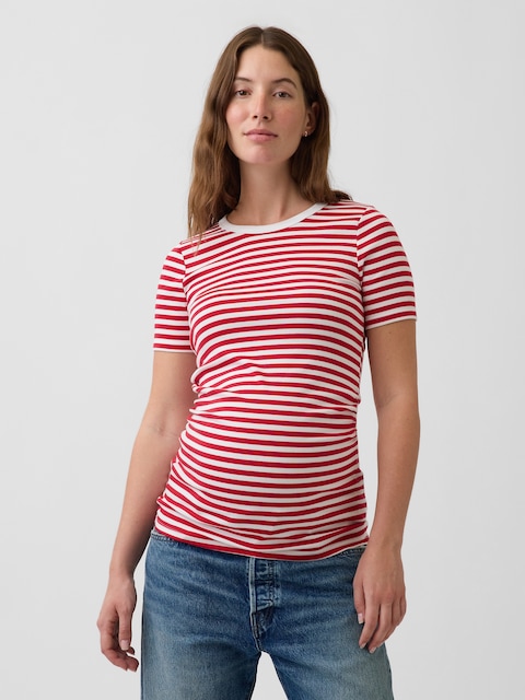 Maternity Modern Crewneck T-Shirt