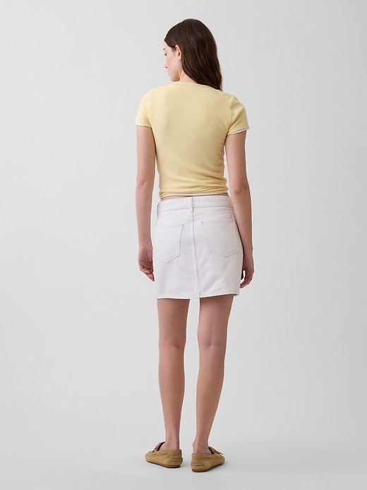 Image number 2 showing, Denim Mini Skirt