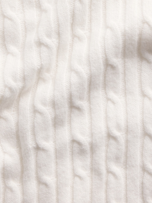 Image number 4 showing, CashSoft Oversized Cable-Knit Sweater