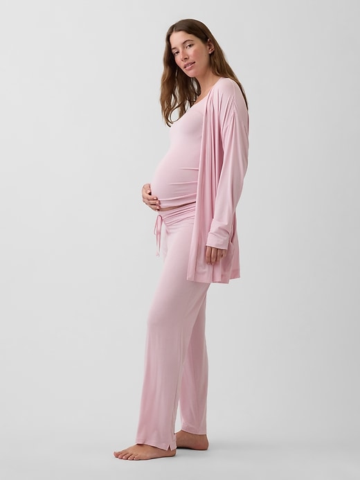 Image number 3 showing, Maternity Softest Modal 3-Piece Set