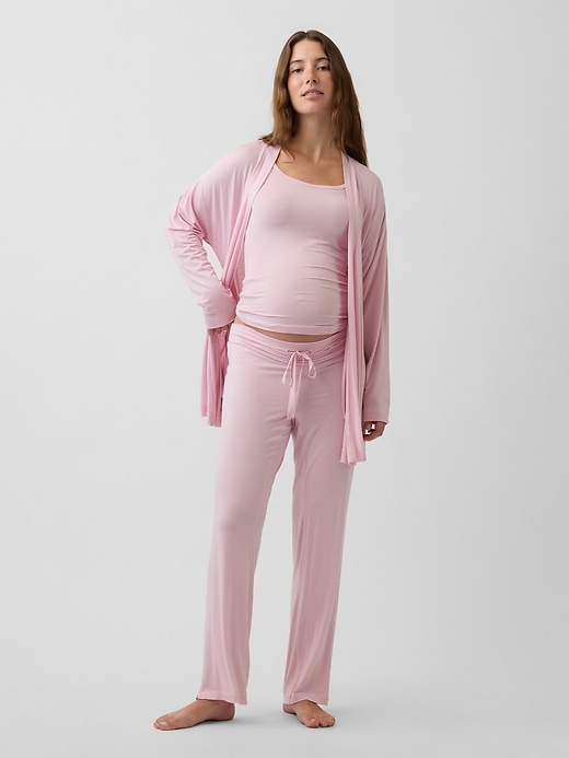 Image number 1 showing, Maternity Softest Modal 3-Piece Set