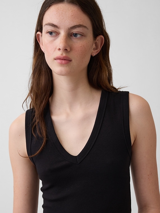 Image number 4 showing, Modern V-Neck Tank Top