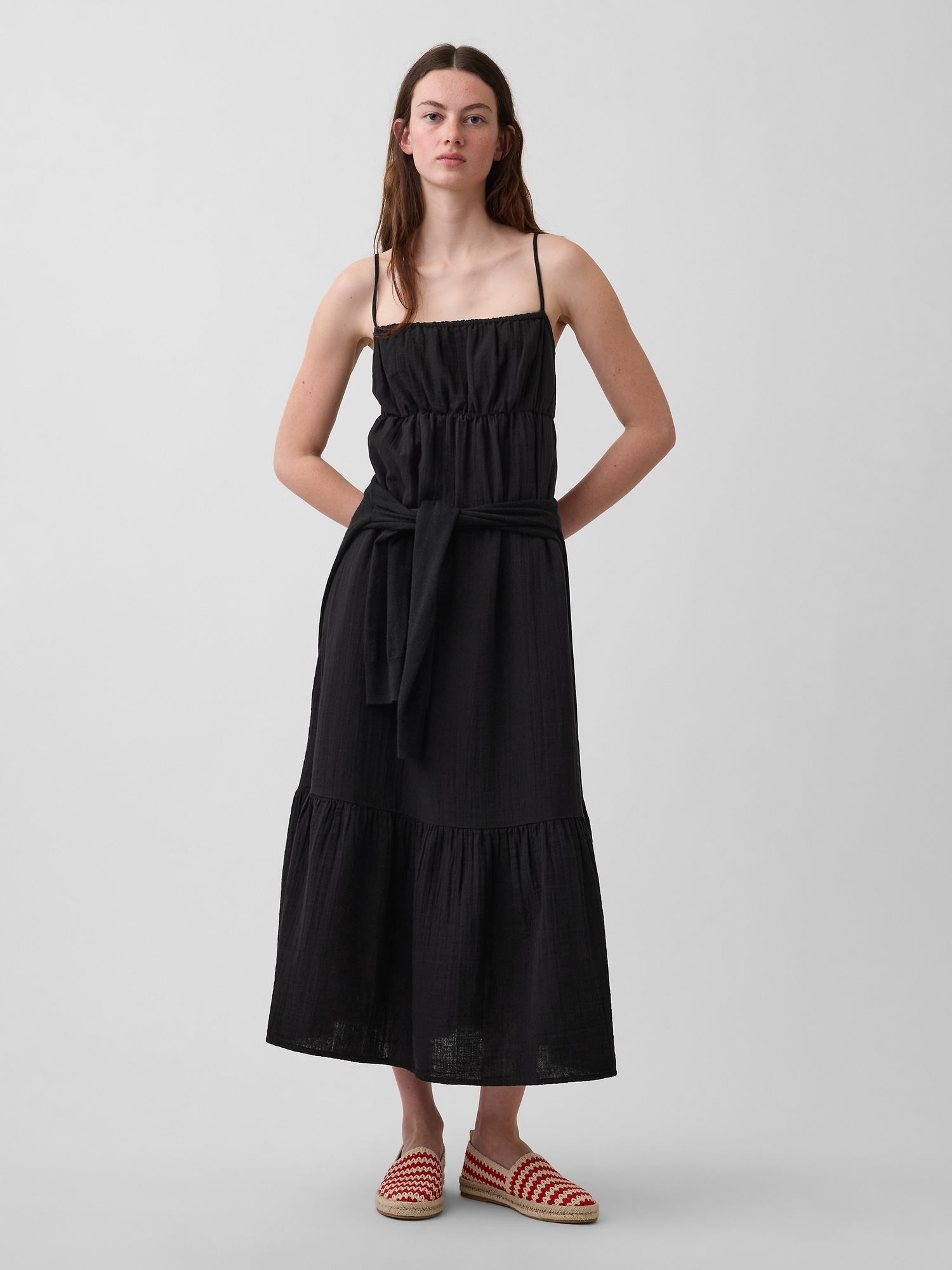 empire waist dress cotton Short Sleeve Maxi M Handmade in Türkiye. Girl's Long Sleeve Empire Waist