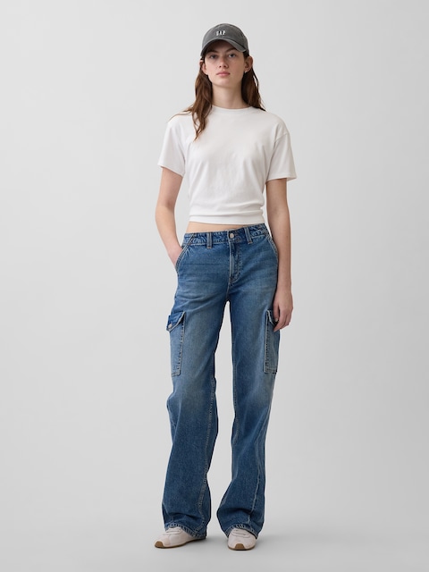 Low Rise '90s Loose Cargo Jeans