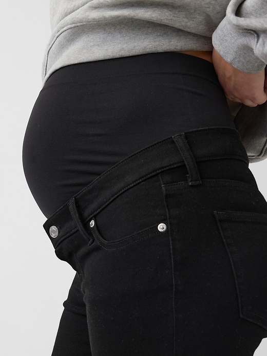 Image number 4 showing, Maternity Full Panel Slim Jeans