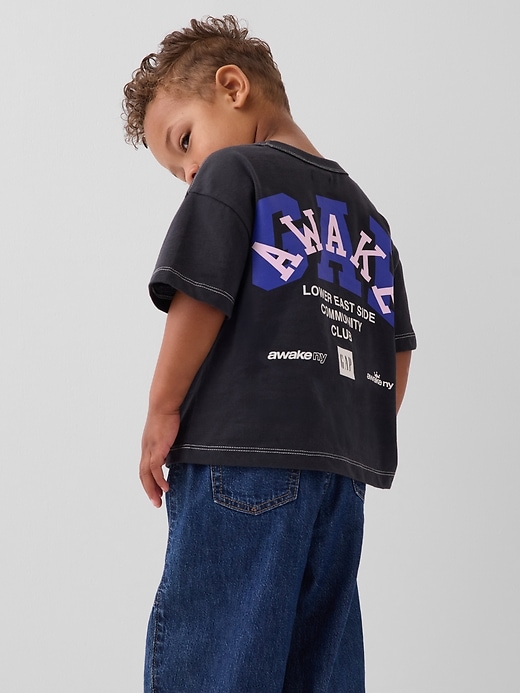 Image number 1 showing, Gap × Awake NY Toddler Relaxed Logo T-Shirt