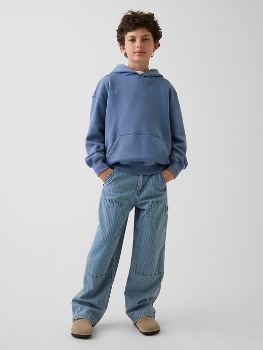 Kids Baggy Stripe Double-Knee Carpenter Jeans from GAP - $35 (36% off)