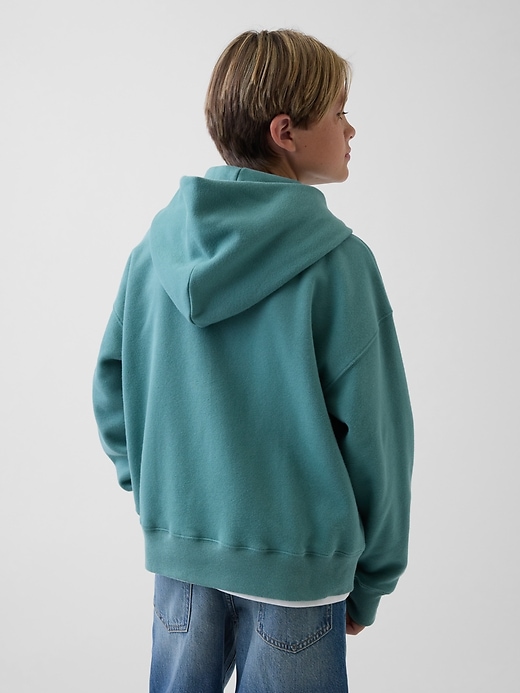 Image number 3 showing, Kids VintageSoft Relaxed Zip Hoodie