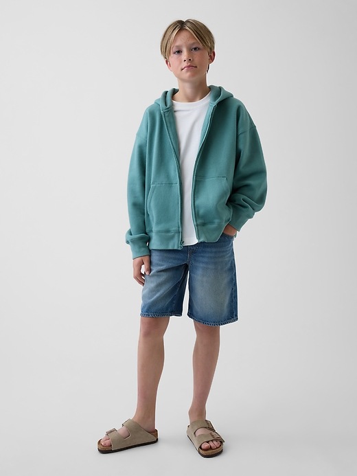 Image number 4 showing, Kids VintageSoft Relaxed Zip Hoodie