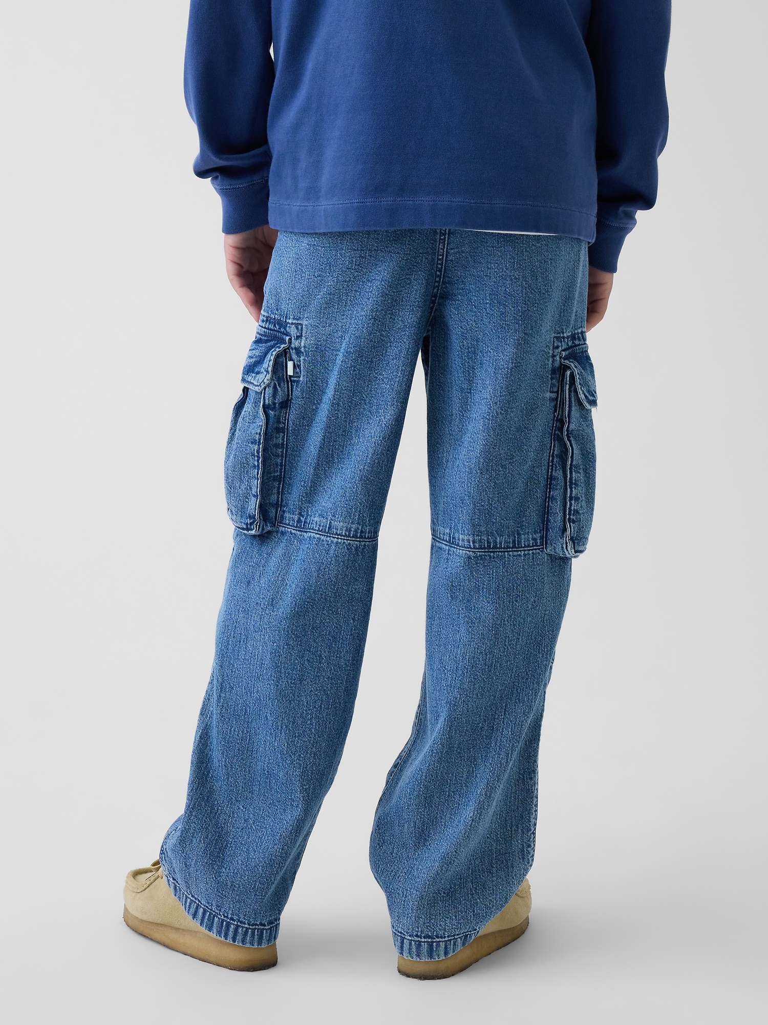 Детские джинсы Gap Kids Easy Cargo Jeans — фото 4