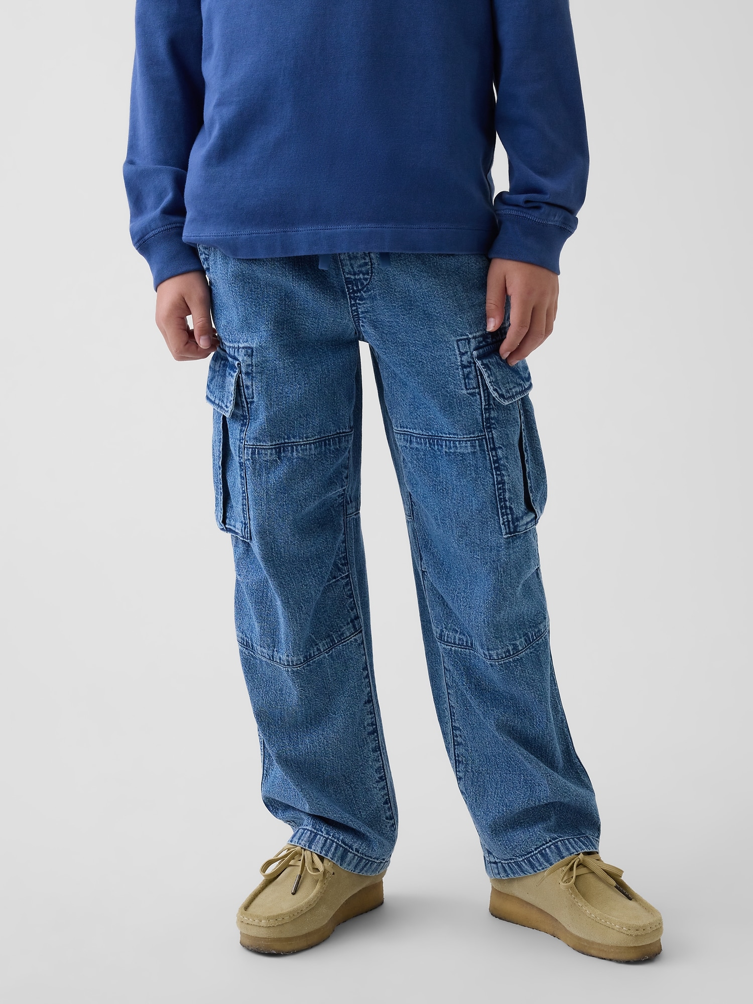 Детские джинсы Gap Kids Easy Cargo Jeans — фото 3