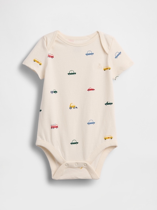 Image number 1 showing, Baby Organic Cotton Print Bodysuit