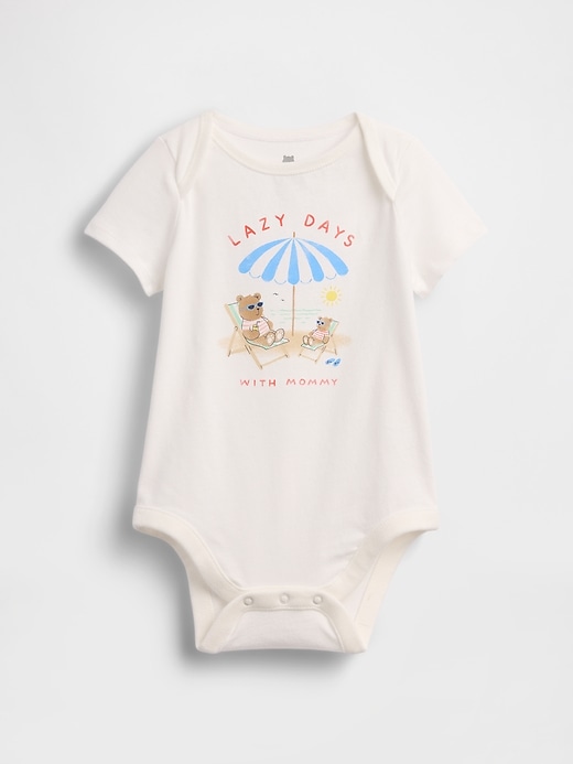 Image number 1 showing, Baby First Favorites Organic Cotton Graphic Bodysuit