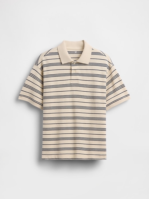 Image number 2 showing, Kids Relaxed Pique Polo Shirt