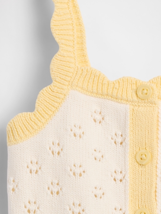 Image number 4 showing, Baby & Toddler Pointelle Colorblock Sweater Tank