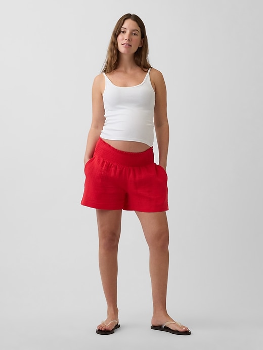 Image number 1 showing, Maternity Under Belly Easy Shorts