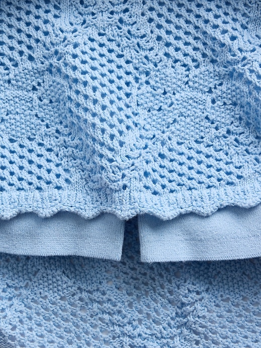 Image number 5 showing, Pointelle Mini Sweater Skort