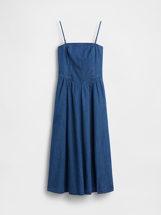 Image number 5 showing, Denim Maxi Dress