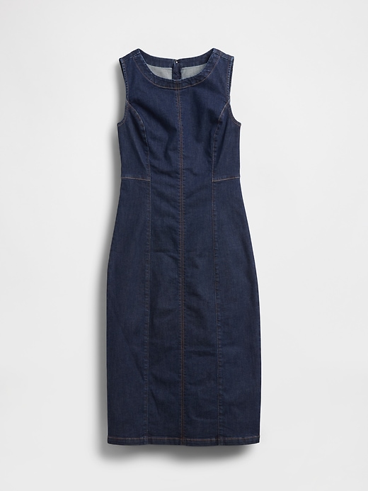 Image number 5 showing, Denim Bodycon Midi Dress