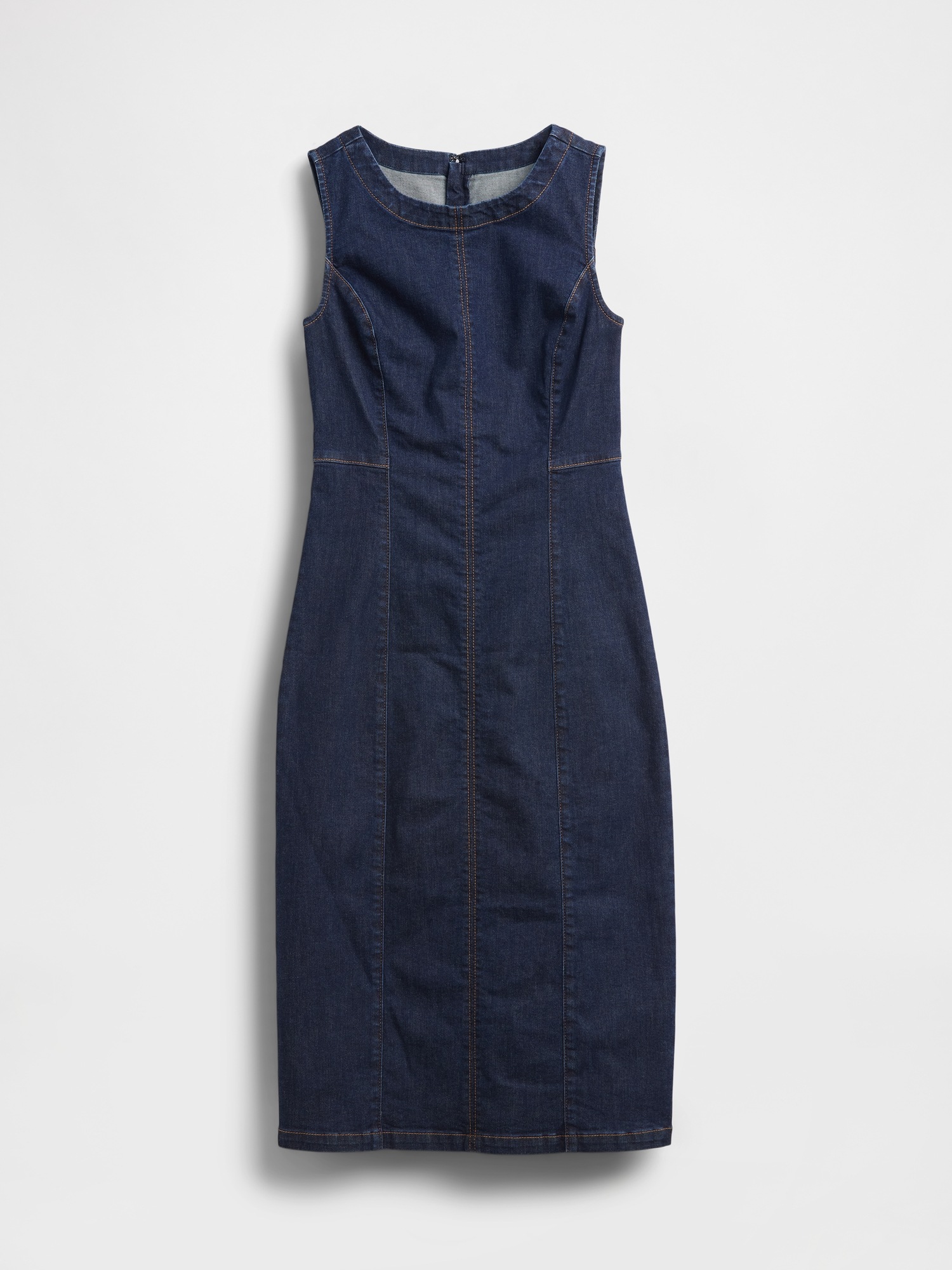 Женские платья Gap Denim Bodycon Midi Dress — фото 3