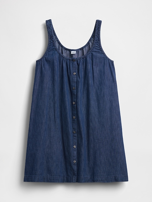 Image number 5 showing, Scoop Neck Button-Front Mini Dress