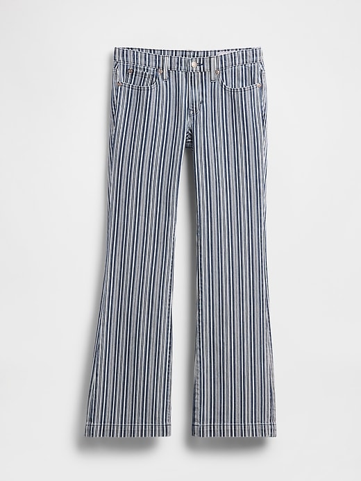Image number 5 showing, Low Rise Long & Lean Stripe Jeans