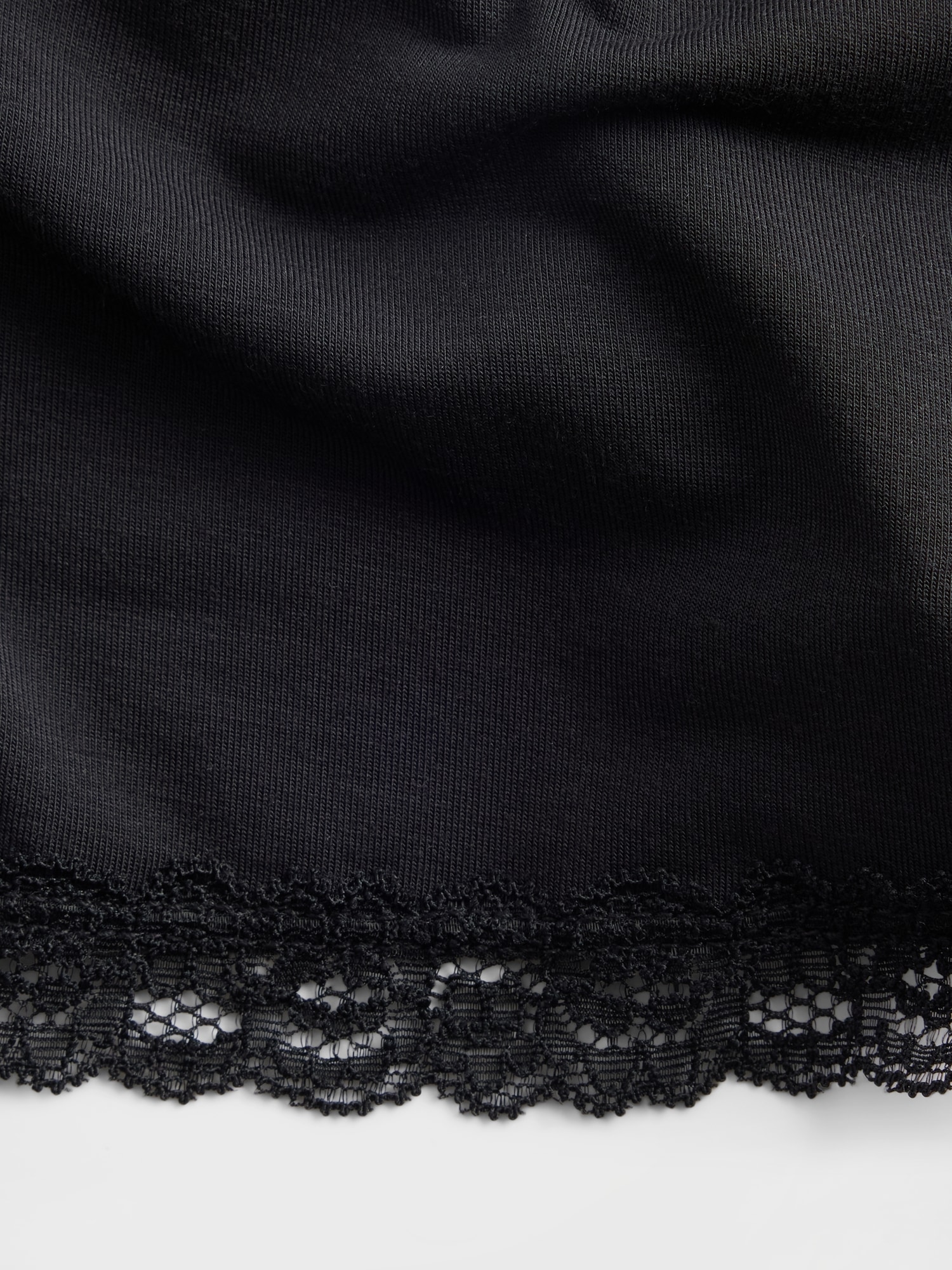 Softest Modal Lace-Trim PJ Shorts