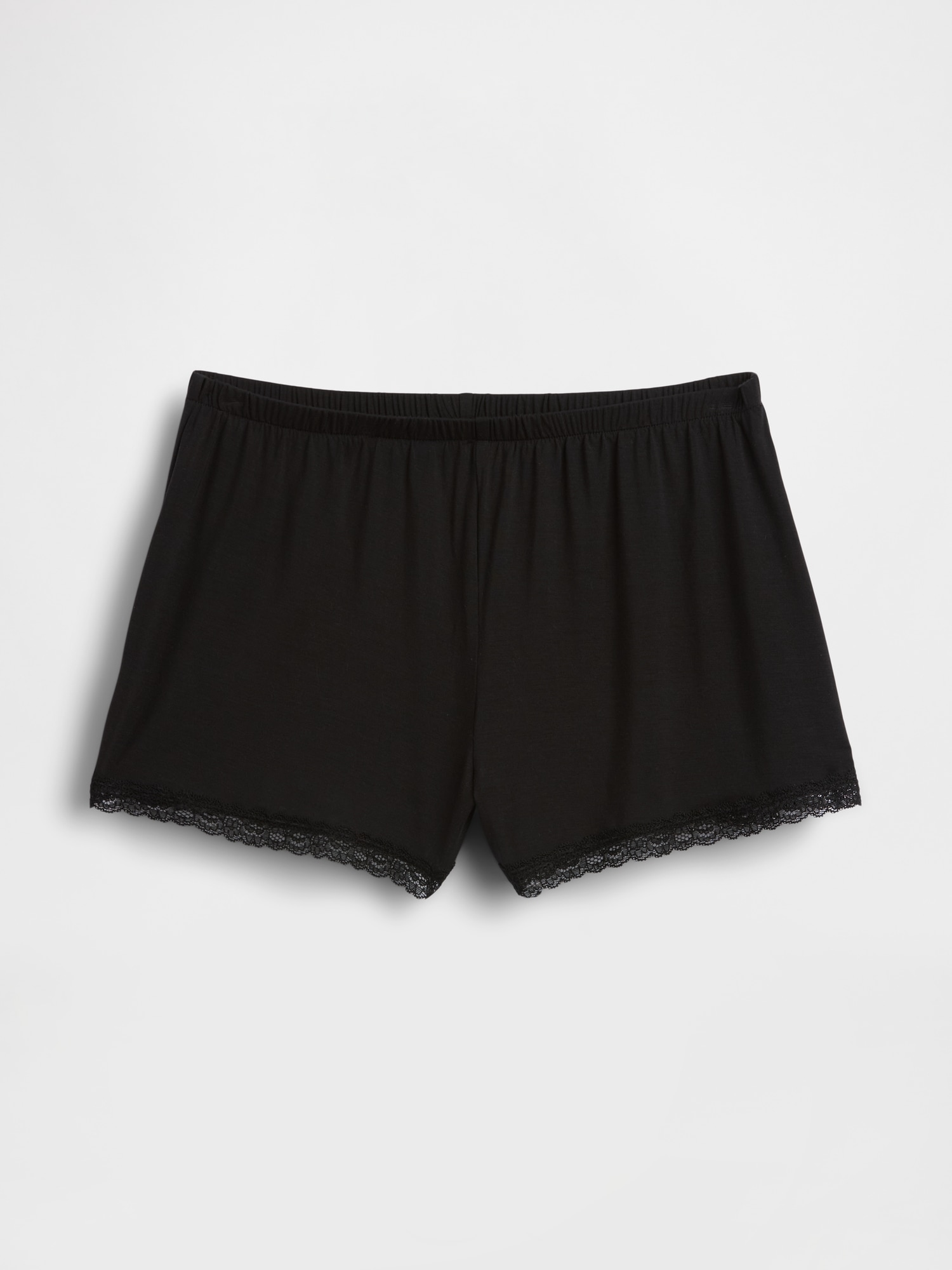 Softest Modal Lace-Trim PJ Shorts