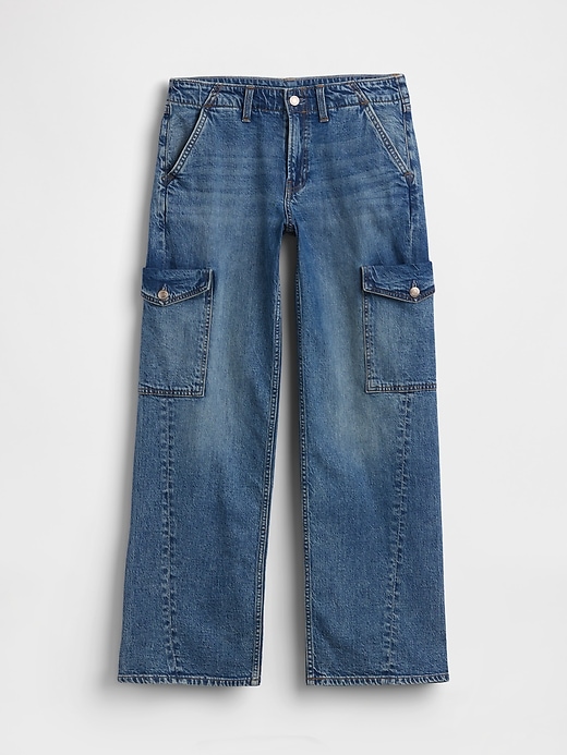 Image number 5 showing, Low Rise '90s Loose Cargo Jeans